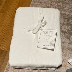 H&M Home 100% Linen Duvet Cover Set
